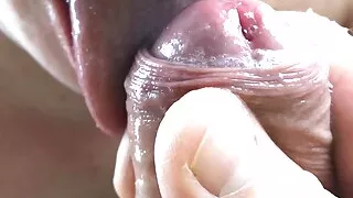 Let me lick the cum off your cock after sex. From pussy to mouth. Close-up.