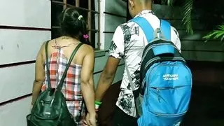 Desi Hot Madam and Student Amazing XXX Fucking in Garden at Midnight!! With Clear Hindi Audio