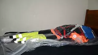 Mar 19 2023 - VacPacked in my hiviz coveralls jacket lead aprons PVC aprons with my chesties