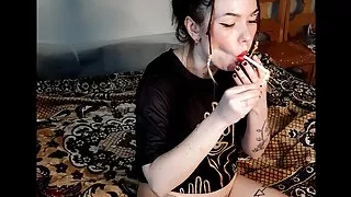 smoking stepsister without panties