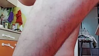 Hairy unshaved beautiful legs. Hairy thighs.