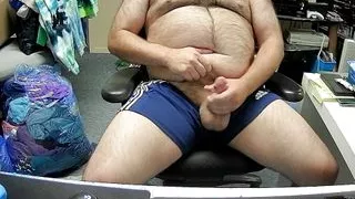 Bear Jerk off with Precum