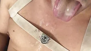 I cum on my tongue and swallow all