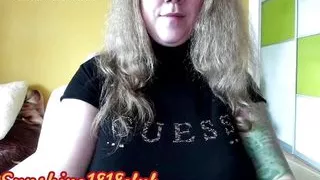 Guess how big tits Sunshine webcam model Angela cam recorded March 21st