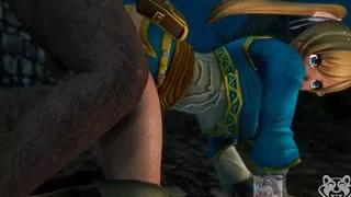 Himechan dog style sex public night 3d hentai anal fuck