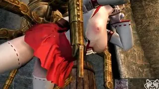 sex with IA robot android 3d hentai big dildo anal