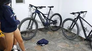 My cousin sucks my dick while we are in the garage pt3 she knows how to move in a sensational way