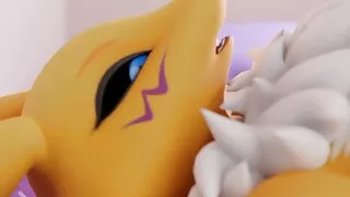 Sexy furry maiden Renamon  fucked  POV