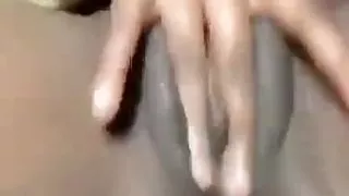 Masturbating to creampied orgasm