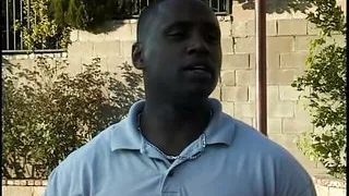 Horny ebony girls open their legs to get fucked side by side by horny stud