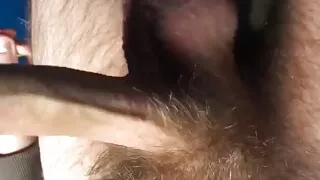 Öffentlicher haariger dünner Teenager masturbiert in öffentlicher Toilette bis er sperma