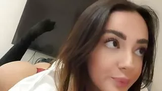 Beautiful ASS and TITS of a young brunette