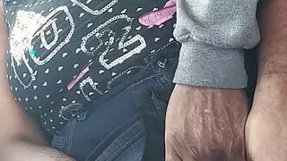 Finger Fucking Wife In The Car