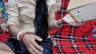 Indian young boy convinced his stepsister to have sex