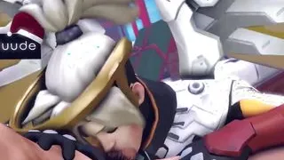 Mercy Sucking Huge HUUUGE Dong