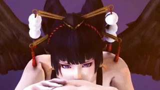 Super Cute Angel Blowing Huge Dong