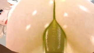 Cute Blonde Angel Cowgirl Riding Huge Dark Boner