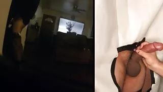 Straight latin college dude gets blown at glory hole by hungry fag