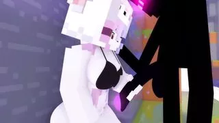 Minecraft porn Girl suck dick Enderman JENNY SEX MOD
