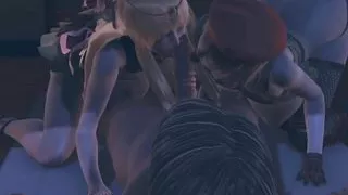 Hindi Soundtrack - Two hot chick get threesome