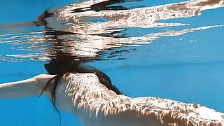 Supper hot skinny Hungarian babe Lana swimming