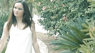 Young Brunette Jenna J Ross Strips and Plays With Herself by