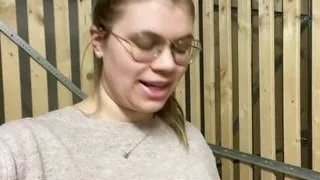 18yo german stuffs her Teen Pussy at the Basement