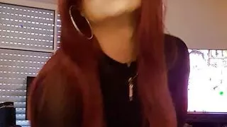 The Little Sissy in Nylon Catsuit