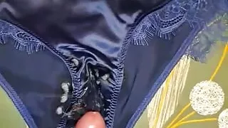 Cum on her panties