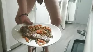 Kochen mit hohen Absätzen