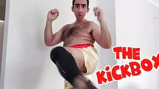 Step Gay Daddy - The Kickboxer - Thai Boxing Shorts On, 80's Martial Arts Film Watched, Cock To Jerk Off Yes!