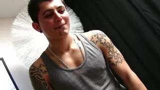 Tätowierter Heterosexueller Martin Wanks