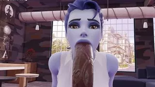 Widowmaker POV Extreme Deep Throat - HENTAI 4K (DEEP BLOWJOB, SWEET EXTREME SEXUAL PLEASURE) by SaveAss