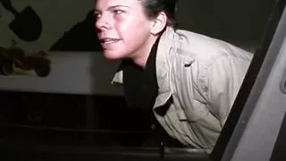 Slim and wild German chick pleasing a loaded cock in the car