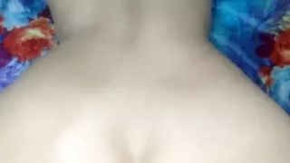 Cute curvy brunette Suhenda uses her huge tits to entice her lover to have sex with her