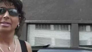 An old german lady enjoys getting warm cum on her face