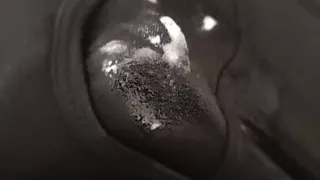 Quick cum through my briefs