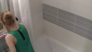 Rush to checkout her big firm titties before she covers up