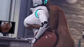 Dark-Skinned Happy Guy Testing New Sex Toy 2