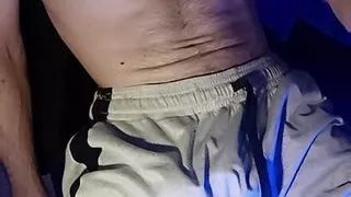 White pants Big cock