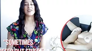 Ersties - Dark Haired Babe Teases Her Tight Ass