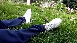 Masturbation in public