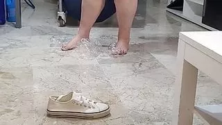 PalmiraGordi. BBW domina. Mature crash fetish fetish in sport shoes