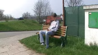 First meeting with loving blowjob and tender anal fucking