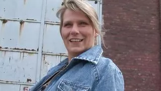 German Porn Milf Strokes Clit Then Fucks Pussy With A Long