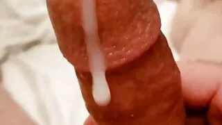 Langsames Sperma auf meinem Schwanz