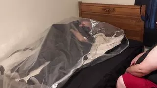 Jan 5 2023 - VacPacked in two pairs of heavy snowpants with my quilt