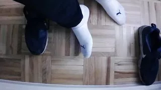 Filmed under the desk