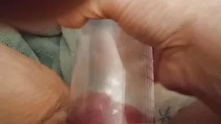 Penis pump on a clit