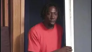 Guy gets his cock sucked by big busty black girl